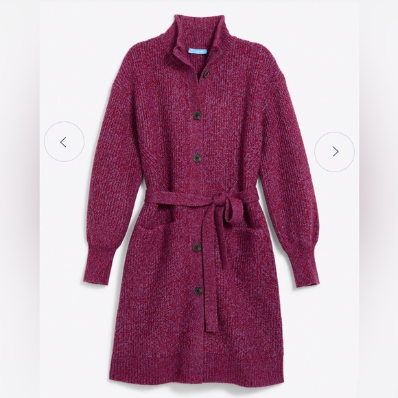 NWOT Draper James Marled Sweater Jacket - Picture 2 of 3